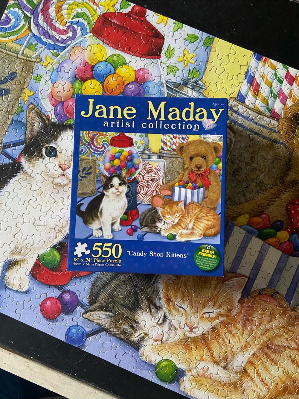 Candy Shop Kittens Puzzle 550 Pieces 🎨 Jane Maday (2013)